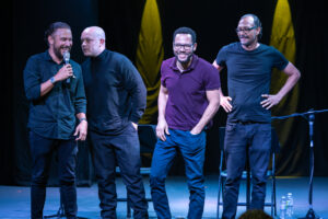 Fausto Rojas, Pepe Sierra, Richarson Díaz y Manuel Raposo